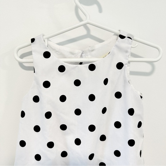 ZARA Girls Polka Dot Open Back Dress - Picture 2 of 10